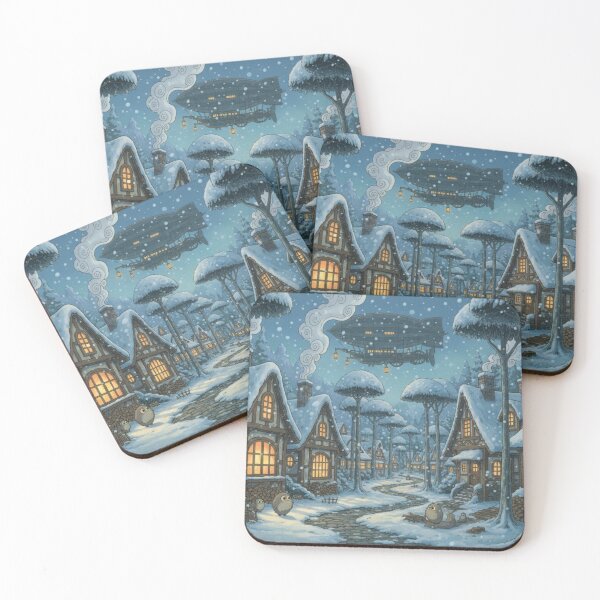 Item preview, Japanese Cartoon inspired Winter Village designed and sold by Asiantrendzz.