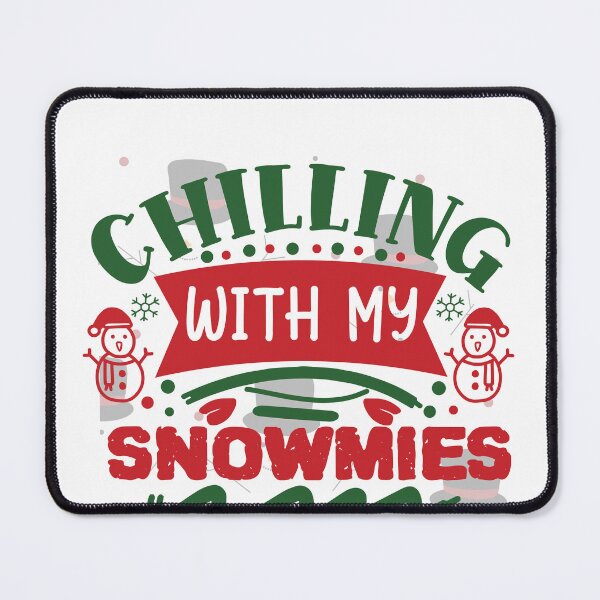 Item preview, Chilling with my snowmies- Funny Christmas designed and sold by FitEnvy.