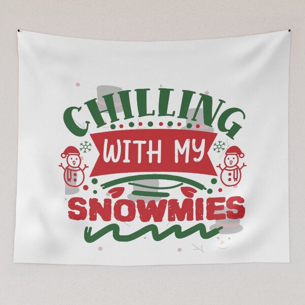 Item preview, Chilling with my snowmies- Funny Christmas  designed and sold by FitEnvy.