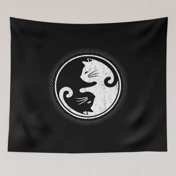 Item preview, Yin Yang Cat Chill Gift designed and sold by Barnissim.