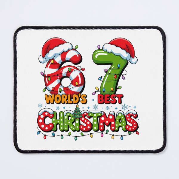 Item preview, World’s Best Big Sister Christmas Candy Cane 6 7 Cute Holiday Lights Design T-Shirt designed and sold by podlook.