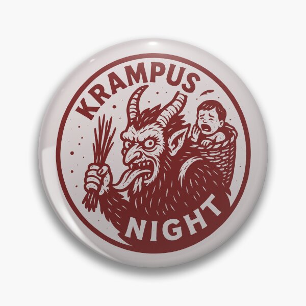 Item preview, Krampus Night – Dark Christmas Folklore Illustration designed and sold by Tattee.