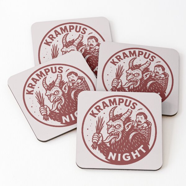 Item preview, Krampus Night – Dark Christmas Folklore Illustration designed and sold by Tattee.