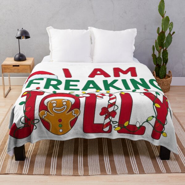 Item preview, I am freaking jolly - Funny Christmas designed and sold by FitEnvy.
