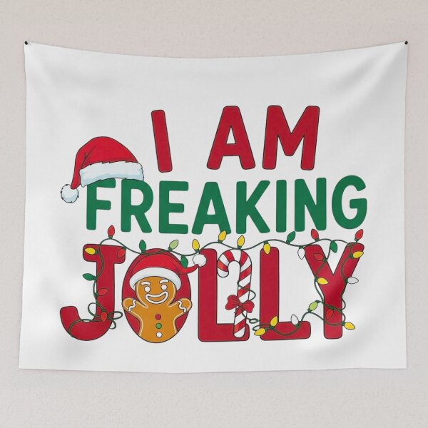 Item preview, I am freaking jolly - Funny Christmas  designed and sold by FitEnvy.