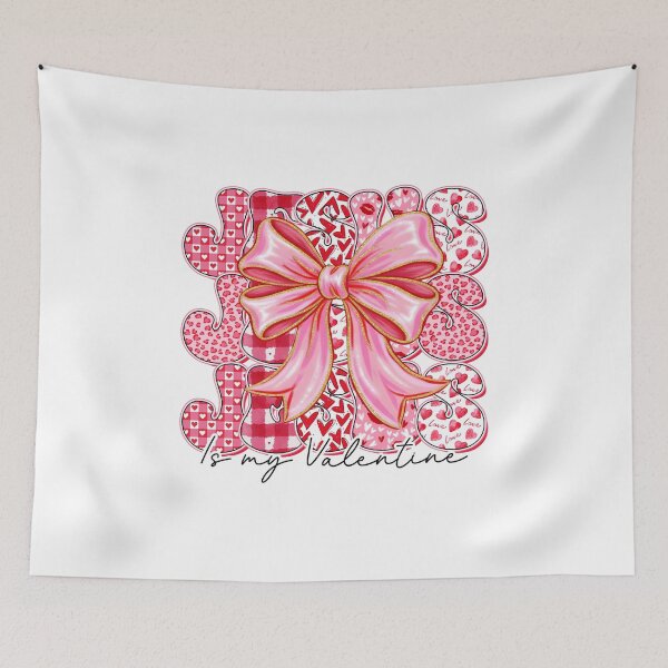 Item preview, Couquette Glitter Jesus, Funny Valentine, Be mine designed and sold by vintagearttee.