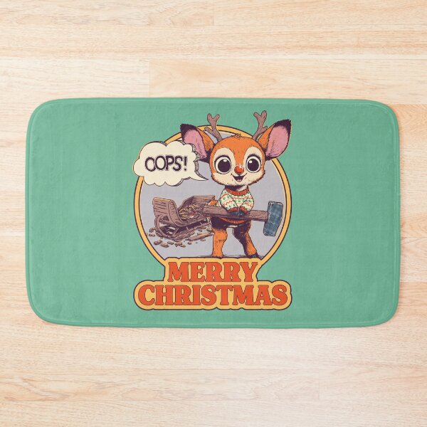 Item preview, Oops! Reindeer Revolt - Funny Ironic Christmas designed and sold by sXe-art.