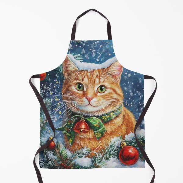 Item preview, red Christmas Cat designed and sold by WallyPink.