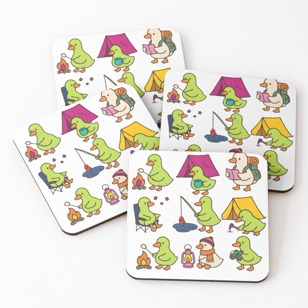 Item preview, Cute Goose Camping, Funny Outdoor Adventure, Cozy Camper, Hiking Duck Gift for Nature Lovers designed and sold by DesignDenDo ⭐⭐⭐⭐⭐.