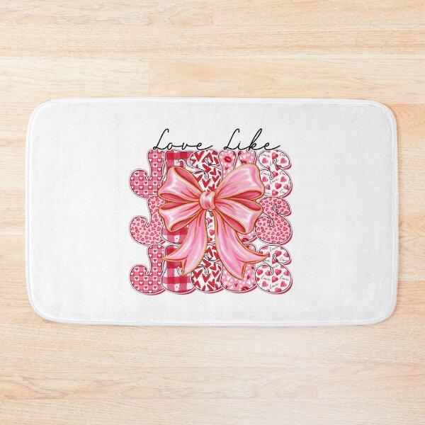Item preview, Couquette Glitter Love Like Jesus, Funny Valentine, Be mine designed and sold by vintagearttee.