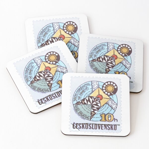 Item preview, Czech Republic Art Vintage Postage Stamp designed and sold by red-amber65.