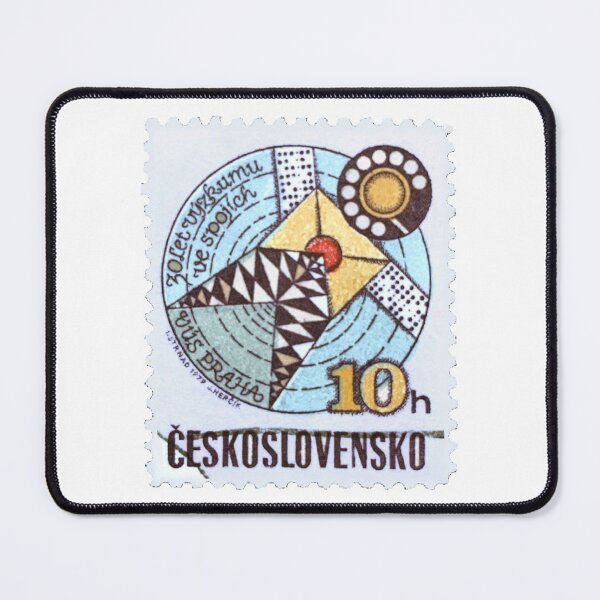 Item preview, Czech Republic Art Vintage Postage Stamp designed and sold by red-amber65.