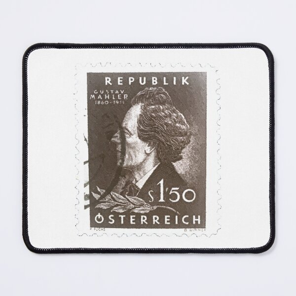 Item preview, Gustav Mahler Osterreich Austrian Vintage Postage Stamp designed and sold by red-amber65.