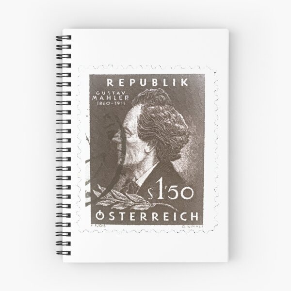 Item preview, Gustav Mahler Osterreich Austrian Vintage Postage Stamp designed and sold by red-amber65.