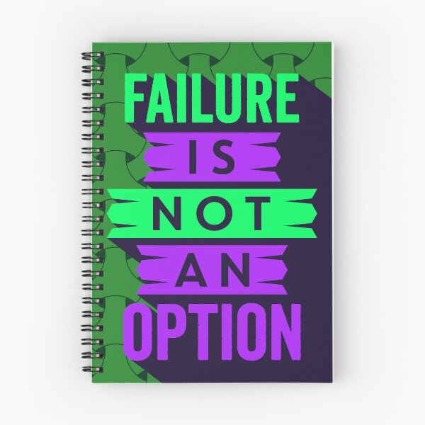 Item preview, Failure Is Not An Option | Unwavering Determination, High Stakes & Focus Quote designed and sold by Maltachi Designs.