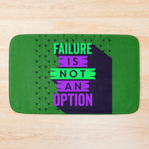 Item preview, Failure Is Not An Option | Unwavering Determination, High Stakes & Focus Quote designed and sold by Maltachi Designs.