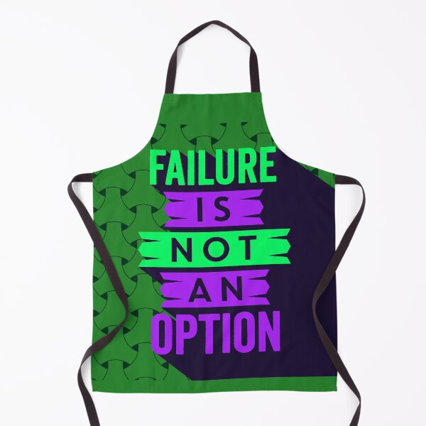 Item preview, Failure Is Not An Option | Unwavering Determination, High Stakes & Focus Quote designed and sold by Maltachi Designs.
