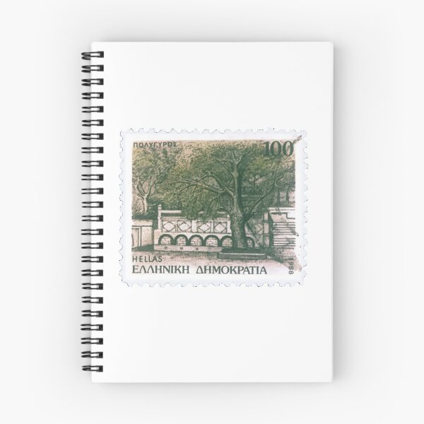 Item preview, Greek Tree Greece Vintage Postage Stamp designed and sold by red-amber65.