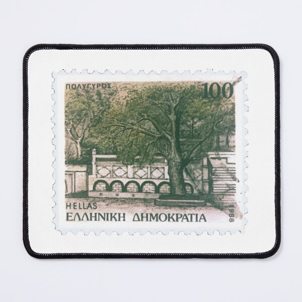 Item preview, Greek Tree Greece Vintage Postage Stamp designed and sold by red-amber65.