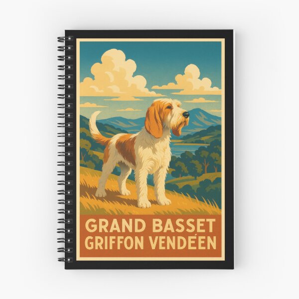 Item preview, Grand Basset Griffon Vendéen Art designed and sold by Flying Doggo.