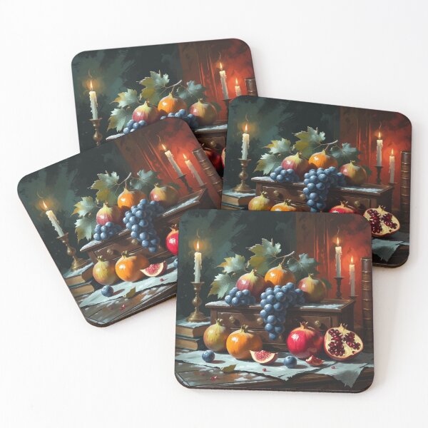 Item preview, Cozy Winter Fruits Still Life Digital Art designed and sold by VirtualPalette.