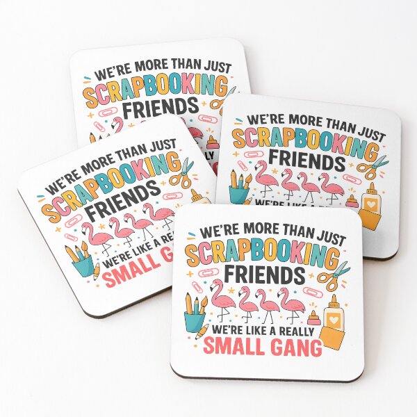 Item preview, We're More Than Just Scrapbooking Friends Gang Scrapbook designed and sold by hemagamo.