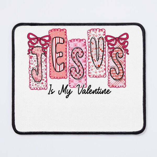 Item preview, Couquette Jesus Is My Valentine, Funny Christine Valentine, Be mine, Couple designed and sold by vintagearttee.