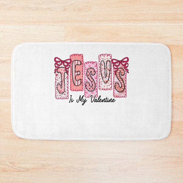 Item preview, Couquette Jesus Is My Valentine, Funny Christine Valentine, Be mine, Couple designed and sold by vintagearttee.
