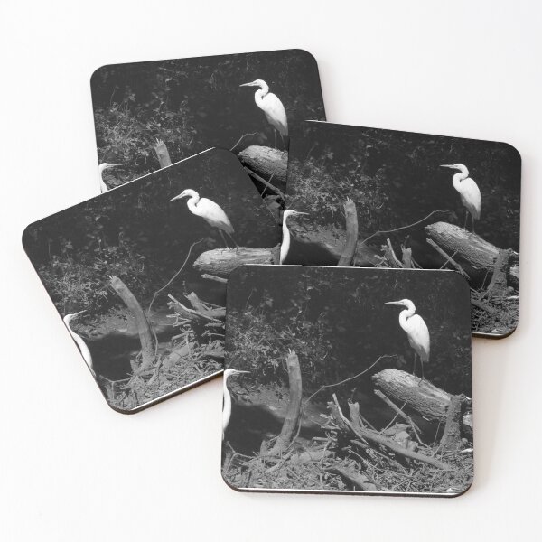 Item preview, #831  Great Egrets On The Banks Of The Passaic River designed and sold by MyInnereyeMike.