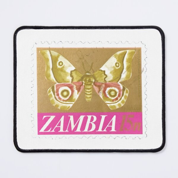 Item preview, Vintage Zambia Moth Postage Stamp designed and sold by red-amber65.