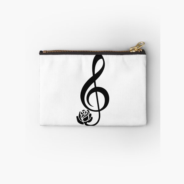 Item preview, Black treble clef in bloom designed and sold by Lagueny.