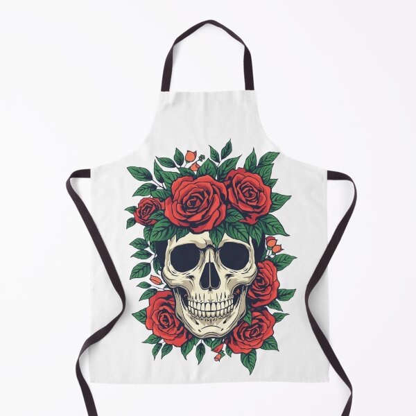 Item preview, Elegant Floral Skull Botanical Art Sticker designed and sold by KiValuate.