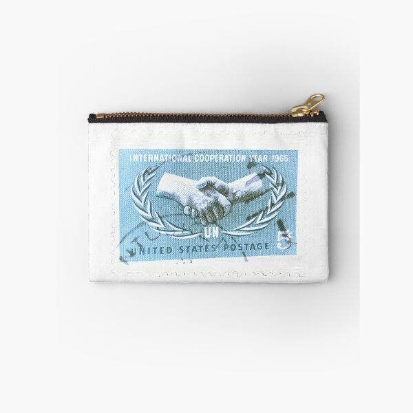 Item preview, USA 1965 Handshake Vintage Postage Stamp designed and sold by red-amber65.