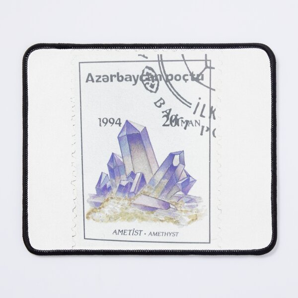 Item preview, Azerbaijan Ametist Vintage Postage Stamp designed and sold by red-amber65.