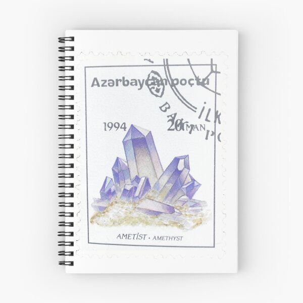 Item preview, Azerbaijan Ametist Vintage Postage Stamp designed and sold by red-amber65.