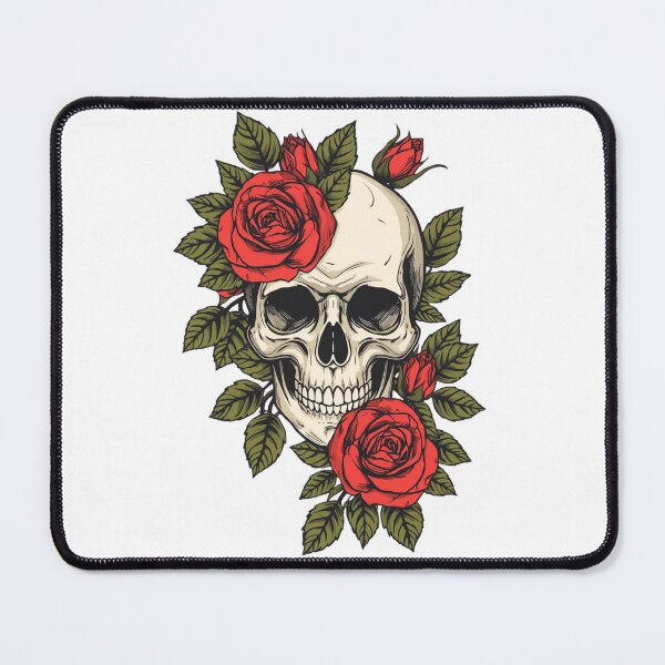 Item preview, Colorful Floral Skull Watercolor Sticker designed and sold by KiValuate.