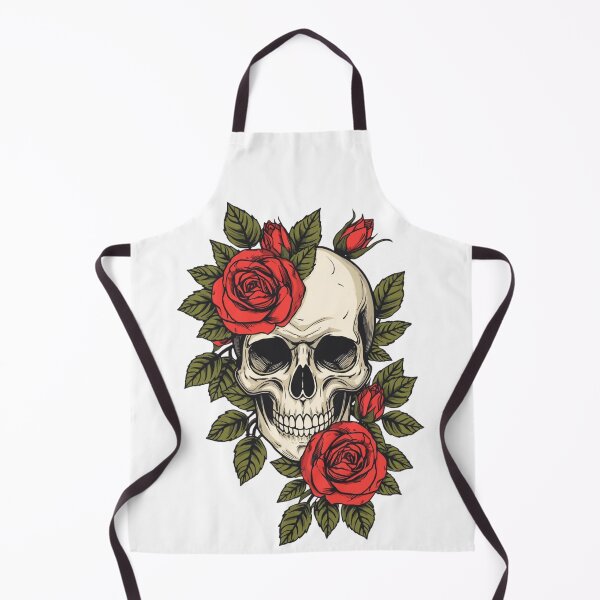 Item preview, Colorful Floral Skull Watercolor Sticker designed and sold by KiValuate.