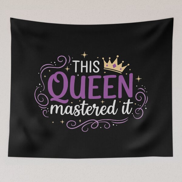 Item preview, This Queen Mastered It VI designed and sold by Lemon Pepper.
