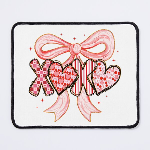 Item preview, Glitter Couquette Xoxo Heart, Funny Valentine, Be mine, Cupid designed and sold by vintagearttee.