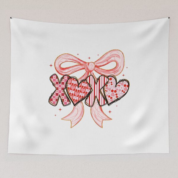 Item preview, Glitter Couquette Xoxo Heart, Funny Valentine, Be mine, Cupid designed and sold by vintagearttee.
