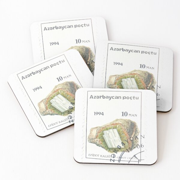 Item preview, Azerbaijan Calcite Vintage Postage Stamp designed and sold by red-amber65.