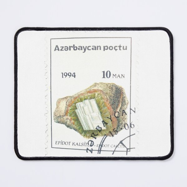 Item preview, Azerbaijan Calcite Vintage Postage Stamp designed and sold by red-amber65.