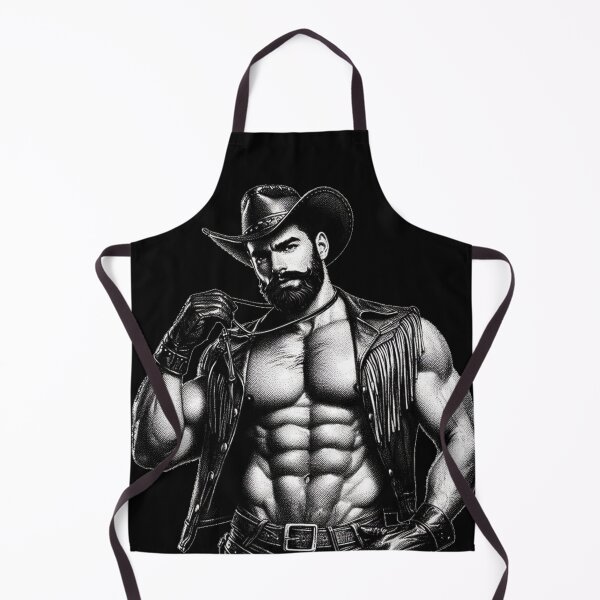Item preview, Gay Leather Howdy Cowboy Gay Pride Graphic Design designed and sold by ItsAKinkThing.