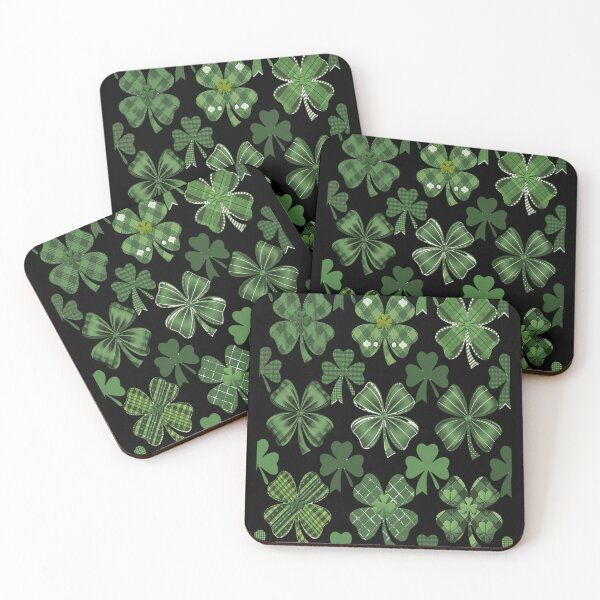 Item preview, Cute St Patricks Day Lucky green Shamrock Coquette bow  designed and sold by MarryIsMonth.