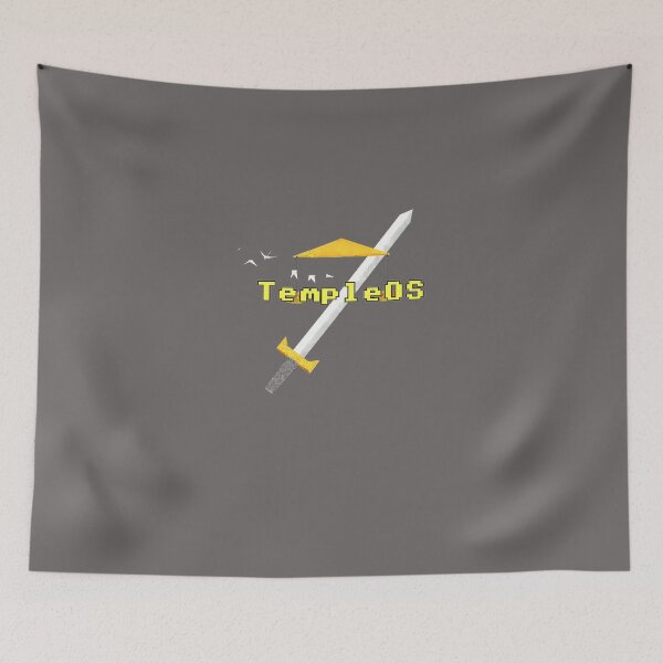 Item preview, TEMPLEOS-LOGO-PURE designed and sold by Lennoancaster.