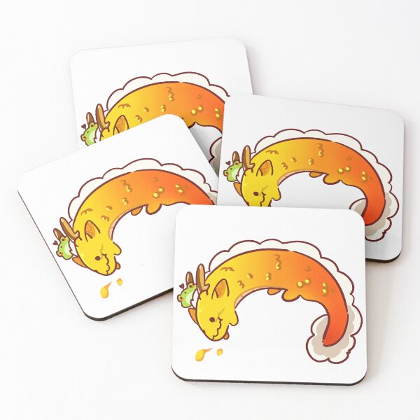 Item preview, Cute Koi Dragon With Apple Friend designed and sold by Mason-Pride.
