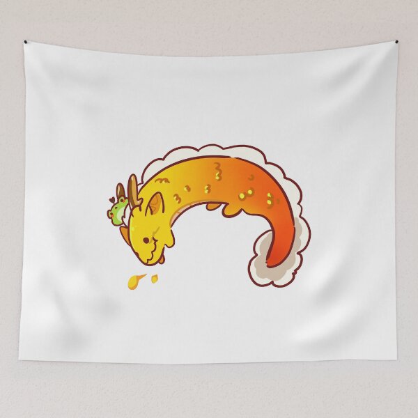 Item preview, Cute Koi Dragon With Apple Friend designed and sold by Mason-Pride.