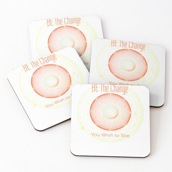 Item preview, Be the Change You Wish to See active lifestyle. designed and sold by "Vibe & Style Merch".