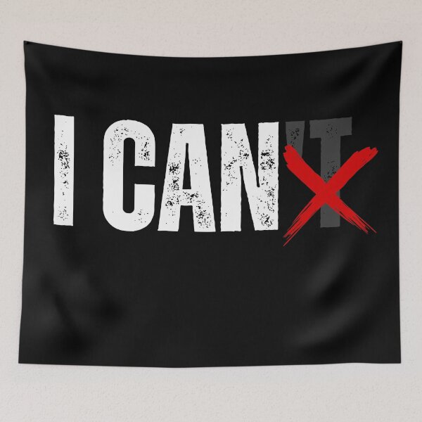Item preview, I CAN — Motivational Mindset Shift Design designed and sold by Karim-Karem.