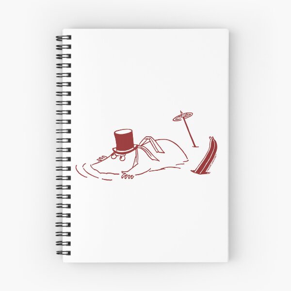 Item preview, Red Skiing Moominpappa Stuck In Snow Winter Games designed and sold by MoominStore.